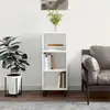 Image de Buffet Blanc 34,5x32,5x90 Cm Bois D'ingénierie Vidaxl