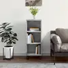 Image de Buffet Gris Béton 34,5x32,5x90 Cm Bois D'ingénierie Vidaxl