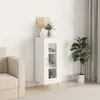 Image de Buffet Blanc 34,5x34x90 Cm Bois D'ingénierie Vidaxl