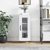 Image de Buffet Blanc 34,5x34x90 Cm Bois D'ingénierie Vidaxl