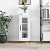 Image de Buffet Blanc Brillant 34,5x34x90 Cm Bois D'ingénierie Vidaxl