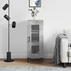 Image de Buffet Gris Béton 34,5x34x90 Cm Bois D'ingénierie Vidaxl