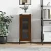 Image de Buffet Chêne Marron 34,5x34x90 Cm Bois D'ingénierie Vidaxl