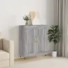 Image de Buffet Sonoma Gris 69,5x34x90 Cm Bois D'ingénierie Vidaxl