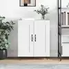Image de Buffet Blanc 69,5x34x90 Cm Bois D'ingénierie Vidaxl