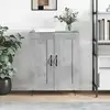 Image de Buffet Gris Béton 69,5x34x90 Cm Bois D'ingénierie Vidaxl