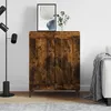 Image de Buffet Chêne Fumé 69,5x34x90 Cm Bois D'ingénierie Vidaxl