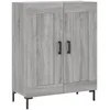 Image de Buffet Sonoma Gris 69,5x34x90 Cm Bois D'ingénierie Vidaxl