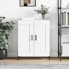 Image de Buffet Blanc 69,5x34x90 Cm Bois D'ingénierie Vidaxl