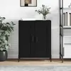 Image de Buffet Noir 69,5x34x90 Cm Bois D'ingénierie Vidaxl