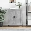 Image de Buffet Gris Béton 69,5x34x90 Cm Bois D'ingénierie Vidaxl
