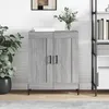 Image de Buffet Sonoma Gris 69,5x34x90 Cm Bois D'ingénierie Vidaxl