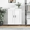 Image de Buffet Blanc Brillant 69,5x34x90 Cm Bois D'ingénierie Vidaxl