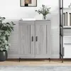 Image de Buffet Sonoma Gris 69,5x34x90 Cm Bois D'ingénierie Vidaxl
