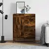 Image de Buffet Chêne Fumé 69,5x34x90 Cm Bois D'ingénierie Vidaxl