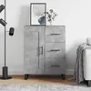 Image de vidaXL Buffet gris béton 695x34x90 cm bois dingénierie 830288