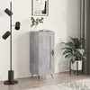 Image de Buffet Gris Béton 34,5x34x90 Cm Bois D'ingénierie Vidaxl