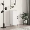 Image de Buffet Blanc 34,5x34x90 Cm Bois D'ingénierie Vidaxl