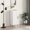 Image de Buffet Blanc Brillant 34,5x34x90 Cm Bois D'ingénierie Vidaxl