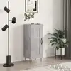 Image de Buffet Gris Béton 34,5x34x90 Cm Bois D'ingénierie Vidaxl