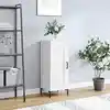 Image de Buffet Blanc 34,5x34x90 Cm Bois D'ingénierie Vidaxl