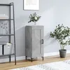 Image de Buffet Gris Béton 34,5x34x90 Cm Bois D'ingénierie Vidaxl