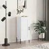 Image de Buffet Blanc 34,5x34x90 Cm Bois D'ingénierie Vidaxl