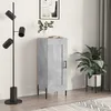 Image de Buffet Gris Béton 34,5x34x90 Cm Bois D'ingénierie Vidaxl