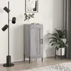 Image de Buffet Sonoma Gris 34,5x34x90 Cm Bois D'ingénierie Vidaxl