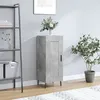 Image de Buffet Gris Béton 34,5x34x90 Cm Bois D'ingénierie Vidaxl