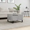 Image de Table Basse Gris Béton 55x55x36,5 Cm Bois D'ingénierie Vidaxl