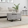 Image de Table Basse Sonoma Gris 55x55x36,5 Cm Bois D'ingénierie Vidaxl