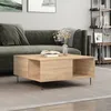 Image de vidaXL Table basse chêne sonoma 80x80x365 cm bois dingénierie 830783