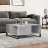 Image de Table Basse Gris Béton 80x80x36,5 Cm Bois D'ingénierie Vidaxl
