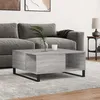 Image de Table Basse Sonoma Gris 80x80x36,5 Cm Bois D'ingénierie Vidaxl