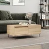 Image de Table Basse Chêne Sonoma 90x50x36,5 Cm Bois D'ingénierie Vidaxl