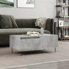 Image de Table Basse Gris Béton 90x50x36,5 Cm Bois D'ingénierie Vidaxl