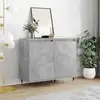 Image de Buffets 2 Pcs Gris Béton 40x35x70 Cm Bois D'ingénierie Vidaxl