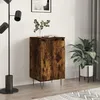 Image de Buffet Chêne Fumé 40x35x70 Cm Bois D'ingénierie Vidaxl