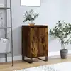 Image de Buffet Chêne Fumé 40x35x70 Cm Bois D'ingénierie Vidaxl