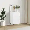 Image de Buffet Blanc 40x35x70 Cm Bois D’ingénierie Vidaxl