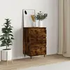 Image de Buffet Chêne Fumé 40x35x70 Cm Bois D'ingénierie Vidaxl