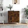 Image de Buffet Chêne Fumé 60x35x70 Cm Bois D'ingénierie Vidaxl