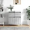 Image de Buffet Sonoma Gris 60x35x70 Cm Bois D'ingénierie Vidaxl