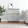 Image de vidaXL Buffet Gris béton 60x35x70 cm Bois dingénierie 831120