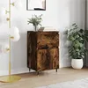 Image de Buffet Chêne Fumé 40x35x70 Cm Bois D'ingénierie Vidaxl