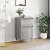 Image de Buffet Sonoma Gris 40x35x70 Cm Bois D'ingénierie Vidaxl