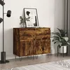 Image de Buffets 2 Pcs Chêne Fumé 40x35x70 Cm Bois D'ingénierie Vidaxl