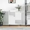 Image de Buffet Blanc 60x35x70 Cm Bois D'ingénierie Vidaxl