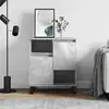 Image de Buffet Gris Béton 60x35x70 Cm Bois D'ingénierie Vidaxl